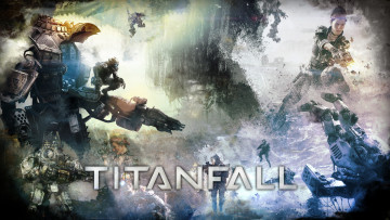 обоя titanfall, видео, игры, робот