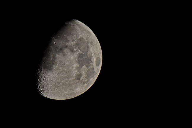 Обои картинки фото космос, луна, ночь