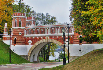 Картинка царицыно города москва+ россия москва мост