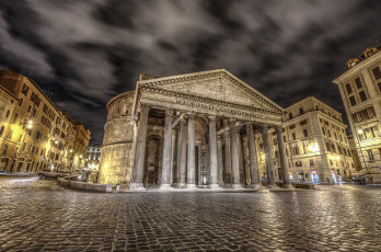 обоя pantheon, города, рим,  ватикан , италия, пантеон