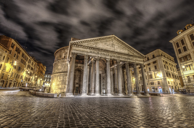 Обои картинки фото pantheon, города, рим,  ватикан , италия, пантеон