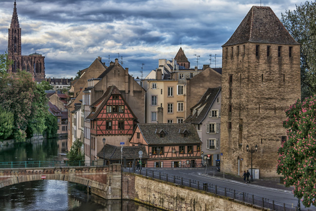 Обои картинки фото strasbourg, города, страсбург , франция, канал