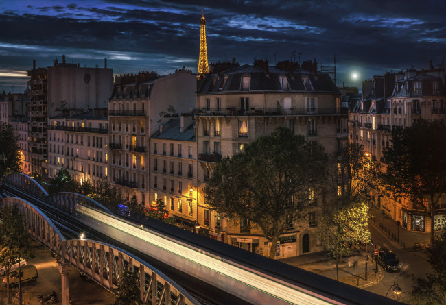 Обои картинки фото paris,  blv garibaldi, города, париж , франция, простор