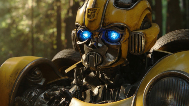 Обои картинки фото кино фильмы, bumblebee, робот, бамблби, кадр, трансформер, фантастика