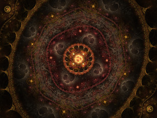 Картинка 3д графика fractal фракталы узор фон абстракция