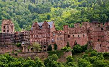 Картинка замок heidelberg германия города гейдельберг