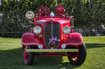 Картинка 1934+howechevrolet+fire+truck автомобили пожарные+машины автошоу выставка