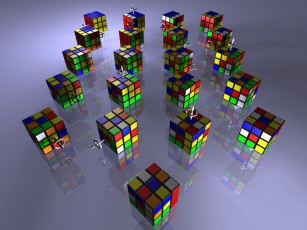 Картинка 3д+графика моделирование+ modeling кубики