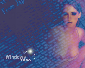 обоя компьютеры, windows, 2000