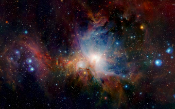 Картинка космос галактики туманности ngc 1976 m42 мессье 42 m туманность ориона messier orion nebula