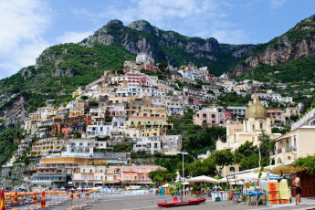 Картинка города амальфийское+и+лигурийское+побережье+ италия positano амальфийское и лигурийское побережье дома