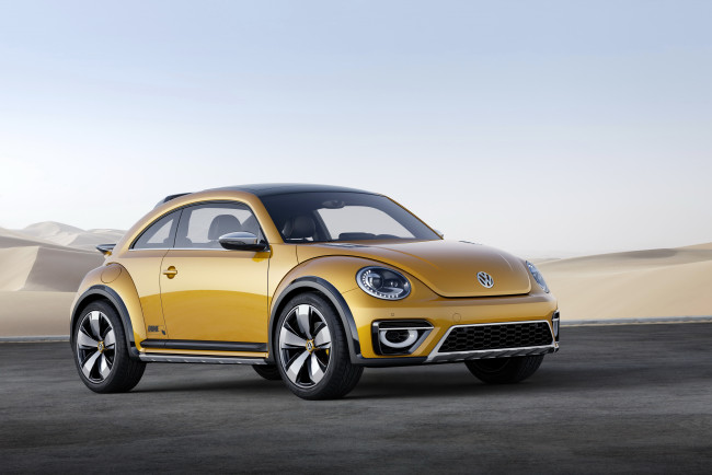 Обои картинки фото 2014 volkswagen beetle dune, автомобили, volkswagen, beetle, dune, желтый
