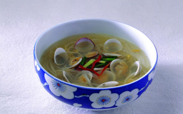 Картинка еда первые+блюда рыбный суп мидии