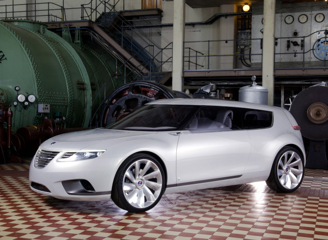 Обои картинки фото saab 9-x biohybrid concept 2008, автомобили, saab, biohybrid, 9-x, 2008, concept