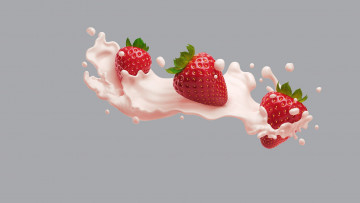 Картинка векторная+графика еда+ food philadelphia viva protein smoothies еда арт aj jefferies минимализм виктория сливки