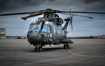 Картинка agustawestland+aw101+merlin авиация вертолёты аэродром военные вертолеты ввс сша военно-транспортный вертолет agustawestland aw101 merlin