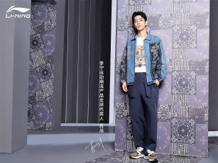 Картинка мужчины xiao+zhan актер куртка орнамент
