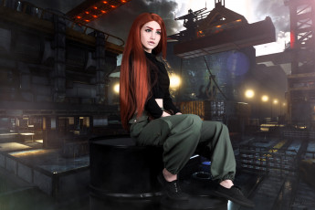 Картинка девушки sofia+lovegood костюм образ бочки завод
