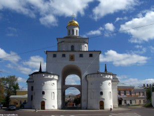 обоя владимир, золотые, ворота, города, православные, церкви, монастыри