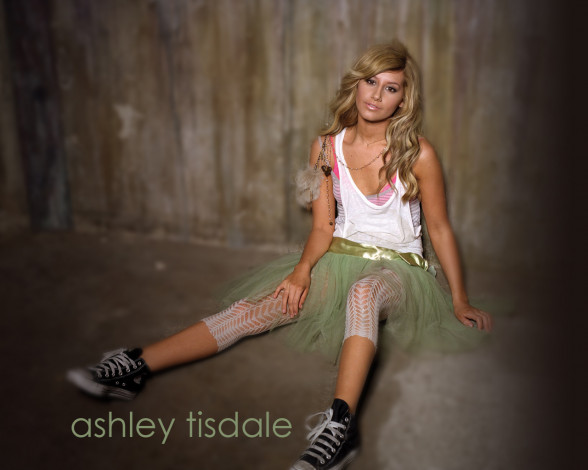 Обои картинки фото Ashley Tisdale, девушки