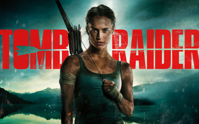 Обои картинки фото кино фильмы, tomb raider , 2018, alicia, vikander, tomb, raider, lara, croft