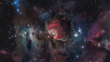 Картинка космос галактики туманности туманность ориона