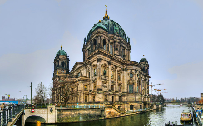 Обои картинки фото berliner dom,  berlin, города, берлин , германия, собор