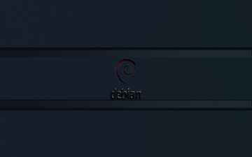 обоя компьютеры, debian, фон, логотип