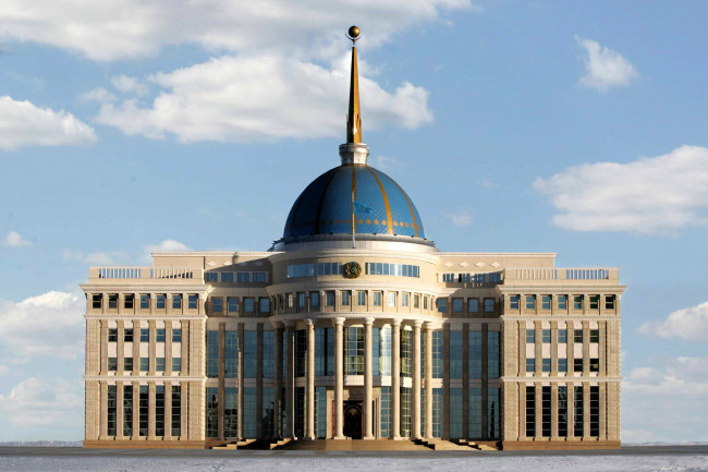 Обои картинки фото akorda,  kazakhstan,  astana, города, астана , казахстан, здание, шпиль