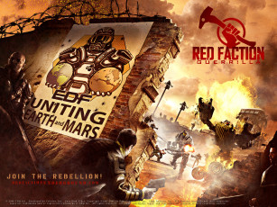 обоя red, faction, guerrilla, видео, игры