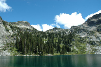 Картинка mount revelstoke national park canada природа горы озеро лес