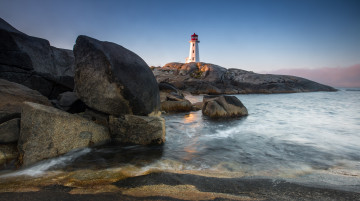 Картинка природа маяки камни побережье