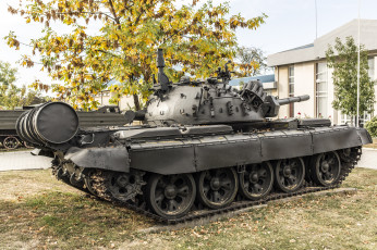 Картинка t-55+m техника военная+техника вооружение музей