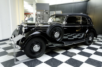 Картинка horch+930+v+cabriolet+1939 автомобили выставки+и+уличные+фото ретро история автошоу выставка