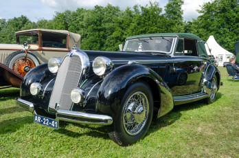 обоя talbot-lago t120 baby sport cabriolet 1939, автомобили, выставки и уличные фото, автошоу, ретро, история, выставка