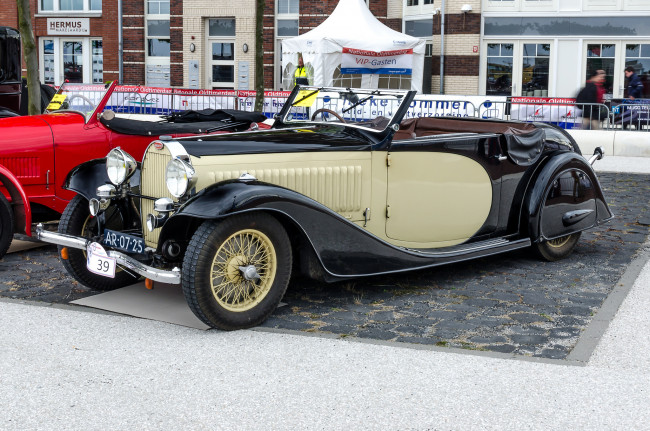 Обои картинки фото bugatti t 57 stelvio 1935, автомобили, выставки и уличные фото, ретро, автошоу, выставка, история