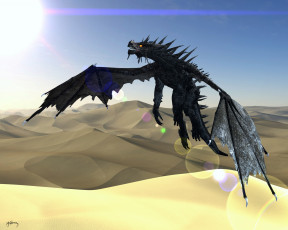 Картинка 3д+графика существа+ creatures дракон