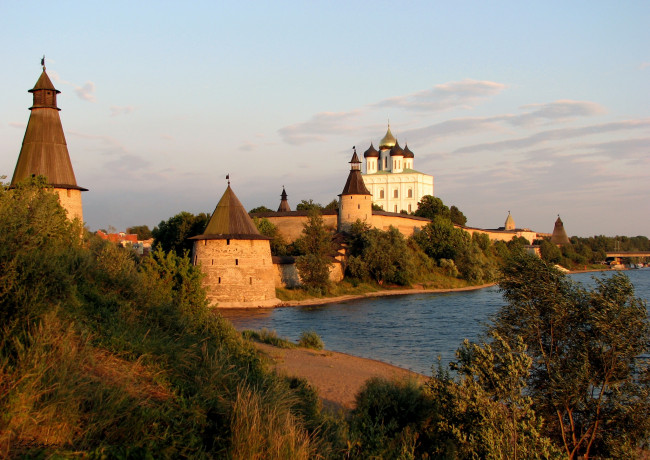 Обои картинки фото псков, города, - исторические,  архитектурные памятники, кремль