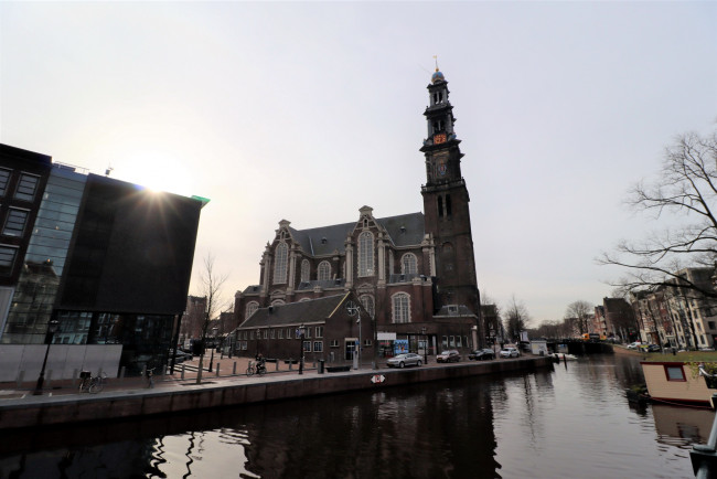 Обои картинки фото города, амстердам , нидерланды, канал