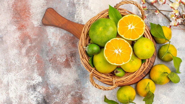 Обои картинки фото еда, цитрусы, лимон, лайм, апельсин