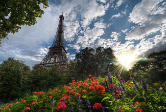 Картинка paris france города париж франция эйфелева башня eiffel tower