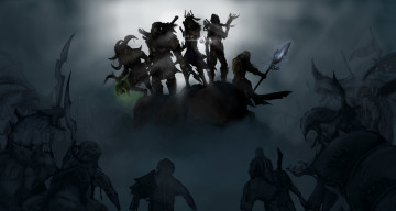 Картинка видео игры diablo iii холм монах охотник на демонов шаман варвар 3 демоны герои ночь колдун