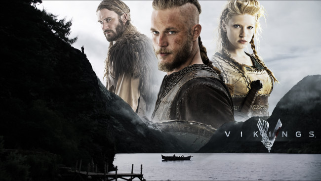 Обои картинки фото vikings, кино, фильмы, 2013, сериал, викинги