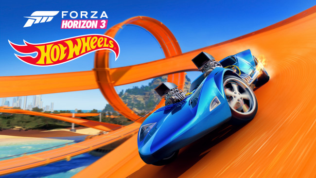 Обои картинки фото forza horizon 3,  hot wheels, видео игры, hot, wheels, forza, horizon, 3, гонки, симулятор, аркада