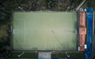 Картинка с+высоты+птичьего+полета спорт стадионы вид сверху wallhaven футбол футбольное поле