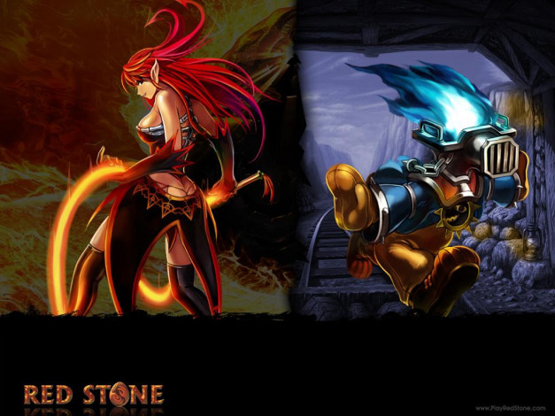 Обои картинки фото видео, игры, red, stone