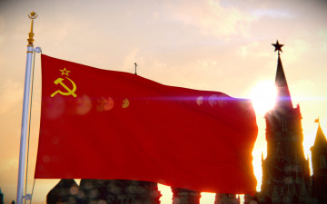 Картинка разное символы ссср россии кремль флаг серп и молот