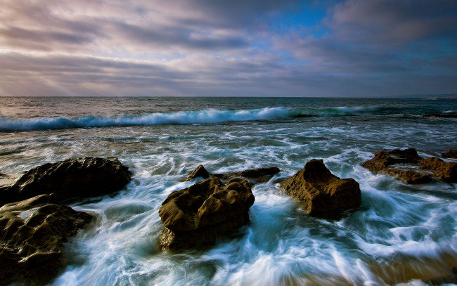 Обои картинки фото природа, моря, океаны, море, скалы, камни