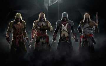 Картинка assassin`s+creed+unity видео+игры -+assassin`s+creed+unity воины