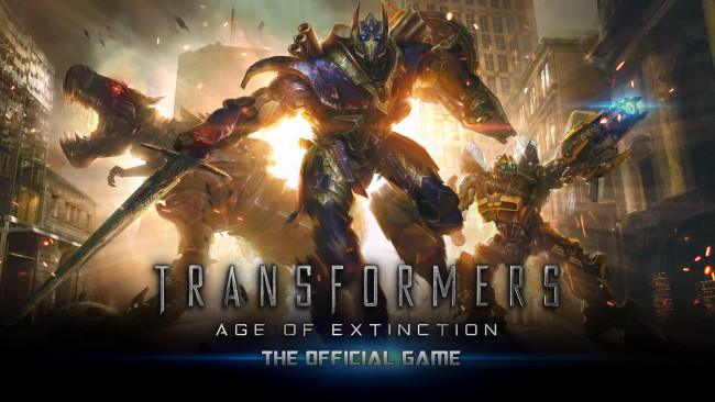 Обои картинки фото transformers,  age of extinction, видео игры, - transformers, роботы